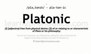 Platonically Adalah